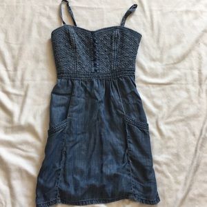 Jean-style dress